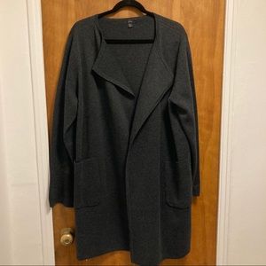 Juliette collarless sweater-blazer